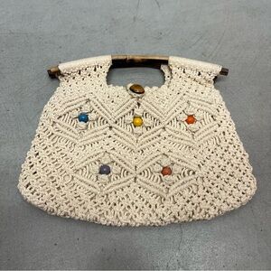 MCI Cream Woven Bag